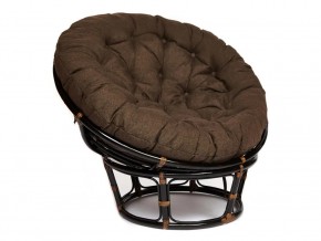 Кресло Papasan 23/01 W с подушкой Antique brown, ткань Коричневый в Ревде - revda.magazin-mebel74.ru | фото