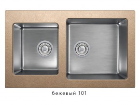 Мойка комбинированная Tolero twist TTS-840 Бежевый 101 в Ревде - revda.magazin-mebel74.ru | фото