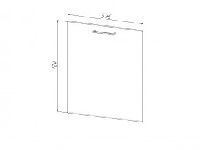 П 60 Комплект для посудомоечной машины 600 мм (цоколь + фасад) ЛДСП в Ревде - revda.magazin-mebel74.ru | фото