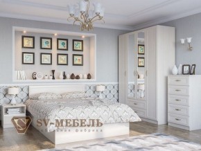 Спальня Вега Сосна Карелия Серия 2 в Ревде - revda.magazin-mebel74.ru | фото