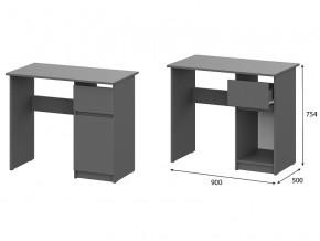 Стол письменный 900 Денвер Графит серый в Ревде - revda.magazin-mebel74.ru | фото