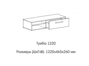 Тумба 1220 (низкая) в Ревде - revda.magazin-mebel74.ru | фото