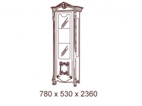 Витрина 1- дверная (правая/левая) 07.321 в Ревде - revda.magazin-mebel74.ru | фото
