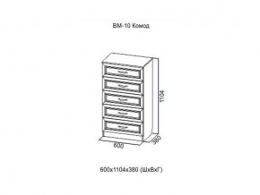 ВМ-10 Комод в Ревде - revda.magazin-mebel74.ru | фото